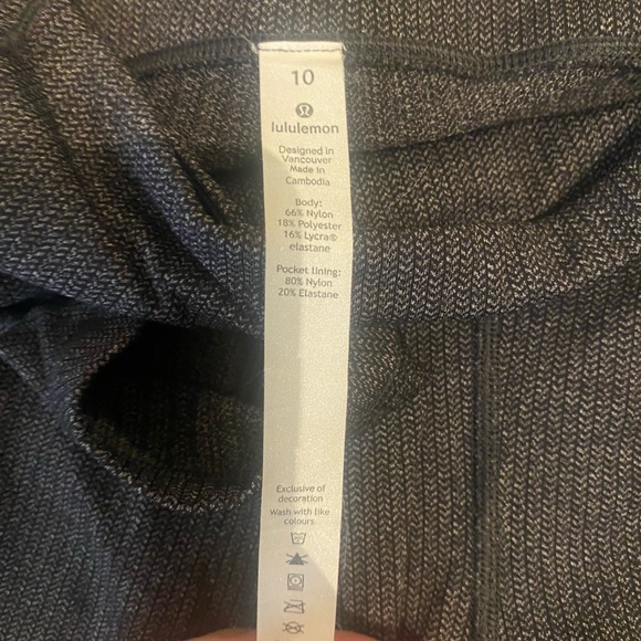 Speed up lululemon leggings. Perfect condition. Size 10 - Picture 3 of 5